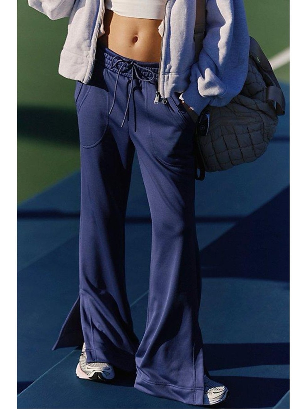 Free People Movement Uppercut Split Pants with Drawstring Waist